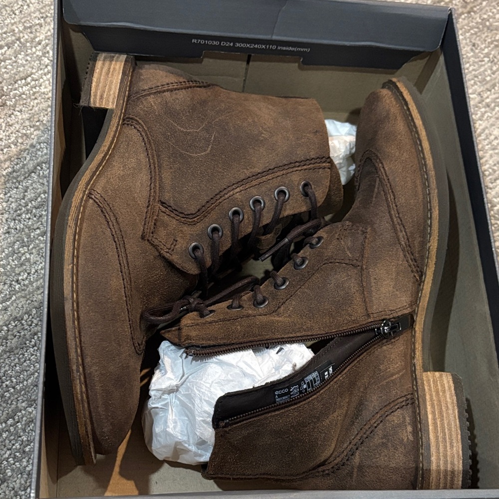 Ecco Brown Ankle Boots for Women